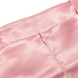 PINK SATIN MINI DRESS