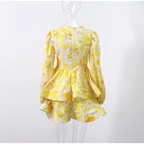 Ricardo Floral Print Mini Dress