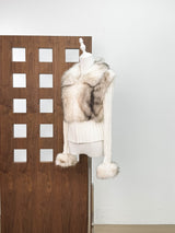 geraldine Faux Fur Knit Coat