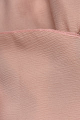 layer trim chiffon shirt mini dress in pink