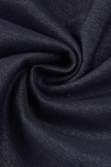 haltered corseted midi dress denim in navy blue