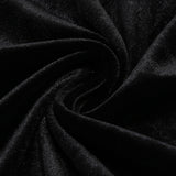 victoria Bow Cascade Velvet Maxi Dress in black