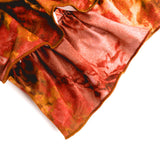 nelly Floral print layer mini dress - orange