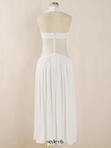 hilary Halter Neck Ruffle Maxi Dress in white