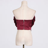 Neela 3d Flower Strapless Waist Mini Dress