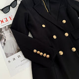 natividad Button-embellished Cotton-twill Mini Dress in black