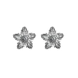 FLOWER RHINESTONE EARRINGS