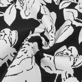 knit floral jacquard midi pencil cardigan skirt set