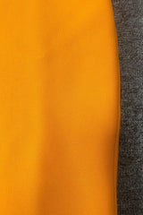 yellow Spaghetti Strap Backless midi dress