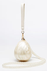 Pearl Strap Egg Bag