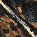 jasmine strapless black maxi dress