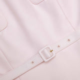 jocelyn Bowknot-Side Bandage Strapless maxi Dress in black