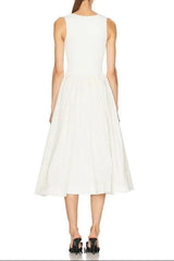 Butterfly Embellished Knit Midi Dress