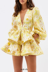 Ricardo Floral Print Mini Dress