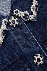 blue Denim Sleeveless Mini Dress