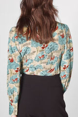 Sonya Tuileries Print Silk Shirt