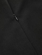 Two Tone Bow Tie Ruffle Midi Dress