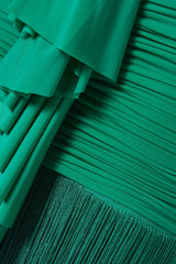 Tyonska Fringe Ruched Two Piece Set