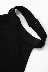 Colorblock Patchwork Sleeveless pleated midi Dress