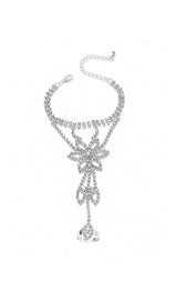 Duchess Rhinestone Interfinger Bracelet