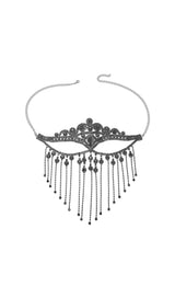 Delfina Rhinestone Tassel Mask