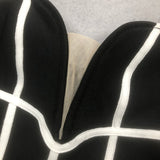 Floral embellished Strapless Maxi Dress in Black