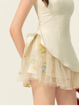 Liechti Floral Layer Mini Dress