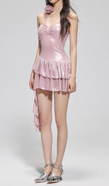 Deven Pink Flower Dress Swimsuit