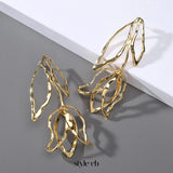 Dorcas Gold Flower Earrings