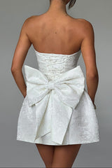 Elenora Mini Dress - Ivory