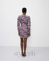phoenix floral patterned mini dress