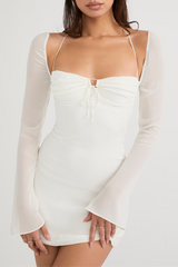 apricot crystal satin lace cutout midi dress