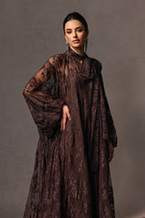 Catharine Floral Lace Sheer Maxi Dress