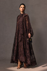 Catharine Floral Lace Sheer Maxi Dress