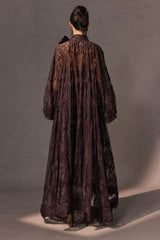 Catharine Floral Lace Sheer Maxi Dress