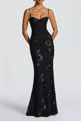 Nefertiti Maxi Dress - Black