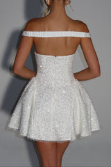 claire Mini Dress - Ivory