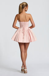 Trinity Mini Dress - Blush