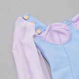 LACE BANDAGE BODYCON MINI DRESS styleofcb 