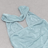 CORSET STRAPLESS MIDI DRESS IN MINT GREEN DRESS styleofcb 