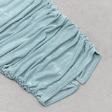 CORSET STRAPLESS MIDI DRESS IN MINT GREEN DRESS styleofcb 