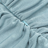 CORSET STRAPLESS MIDI DRESS IN MINT GREEN DRESS styleofcb 