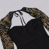 LONG SLEEVES BODYCON MINI DRESS styleofcb 