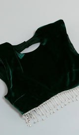 TWO-PIECE MINI DRESS IN GREEN DRESSES styleofcb 