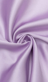 ONE SHOULDER SATIN MIDI DRESS IN LILAC DRESS styleofcb 