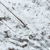 PERSPECTIVE VELVET BREAST TOP SUIT IN SILVER GRAY styleofcb 