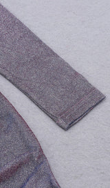 PURPLE OFF SHOULDER MINI DRESS styleofcb 