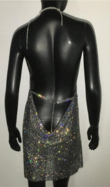 DEEP V NECK BACKLESS MINI DRESS Dresses styleofcb 