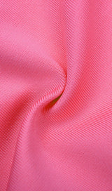 BANDAGE FISHBONE MINI DRESS IN PINK Dresses styleofcb 