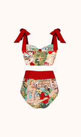 Rosemary Bikini Three Piece Set Swimwear styleofcb 